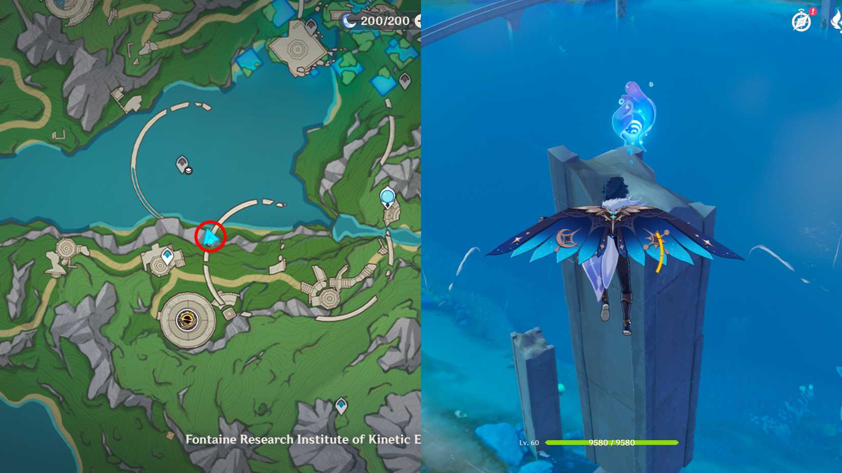 Genshin Impact Fontaine Research Institute of Kinetic Energy Hydroculus Locations 12