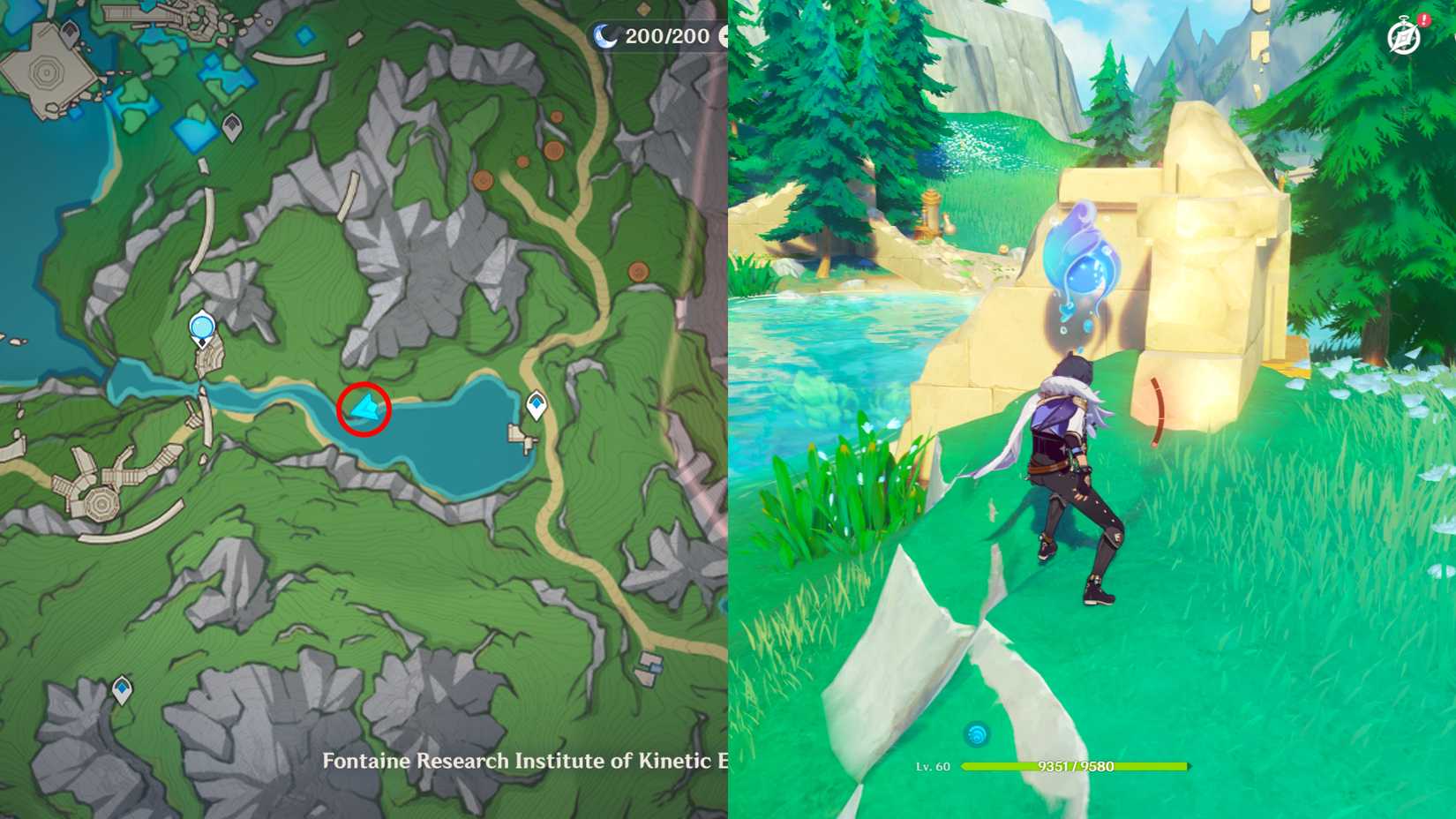 Genshin Impact Fontaine Research Institute of Kinetic Energy Hydroculus Locations 16