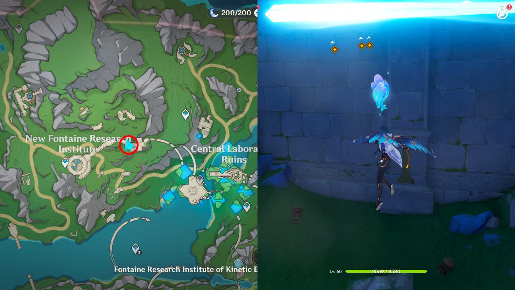 Genshin Impact Fontaine Research Institute of Kinetic Energy Hydroculus Locations 33