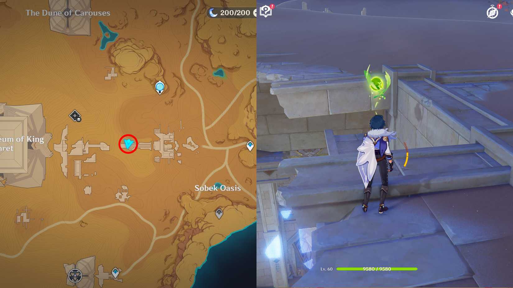 Genshin Impact Hypostyle Desert Dendroculus Locations 15