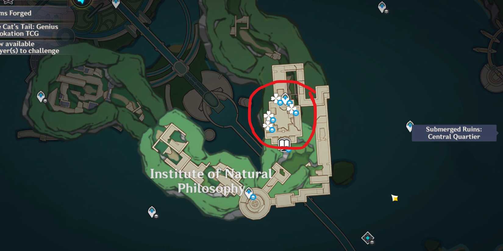 Genshin Impact- Institute of Natural Philosophy Artifact Route