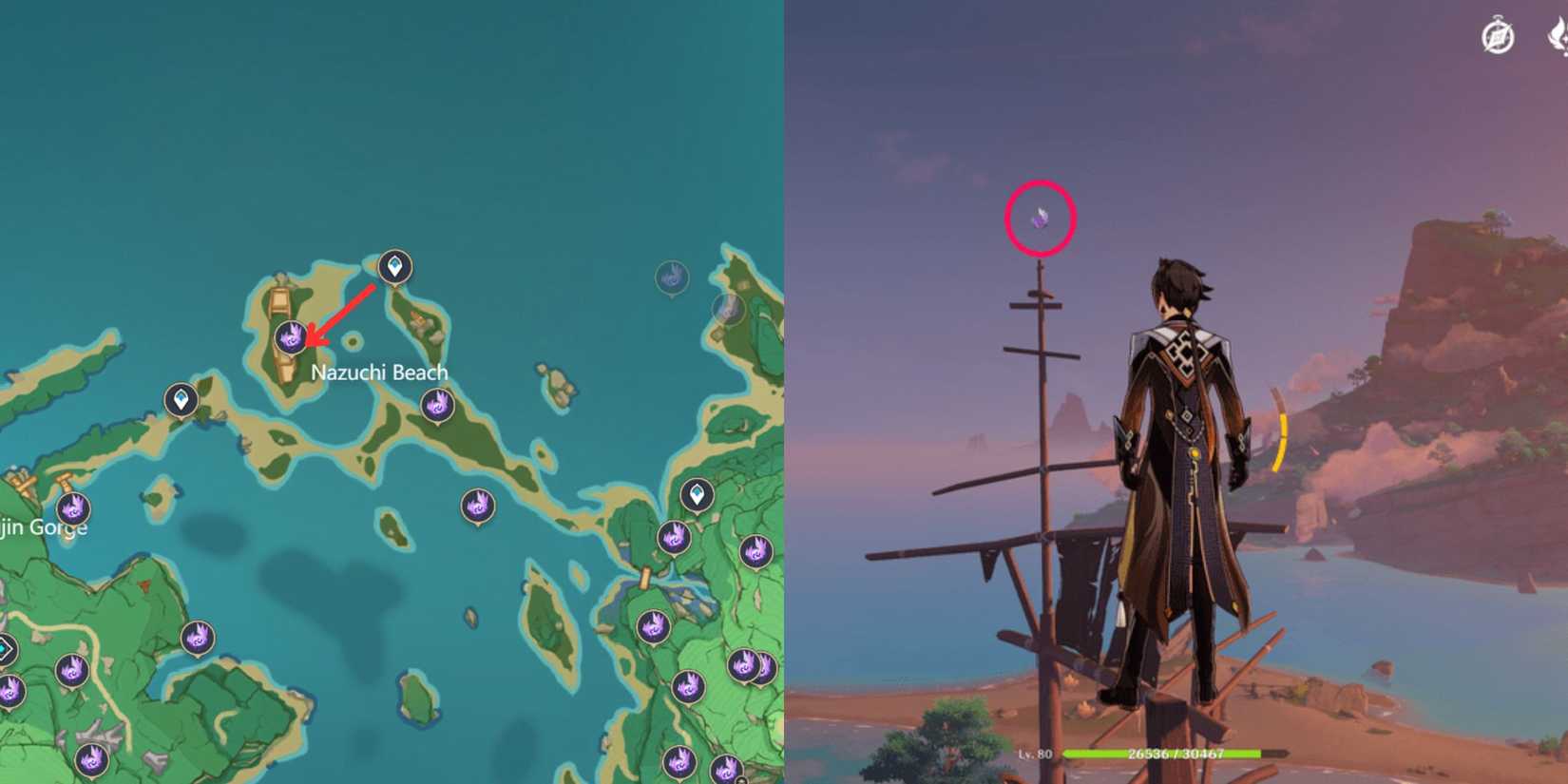 Genshin Impact- Kannazuka Electroculus Location 10