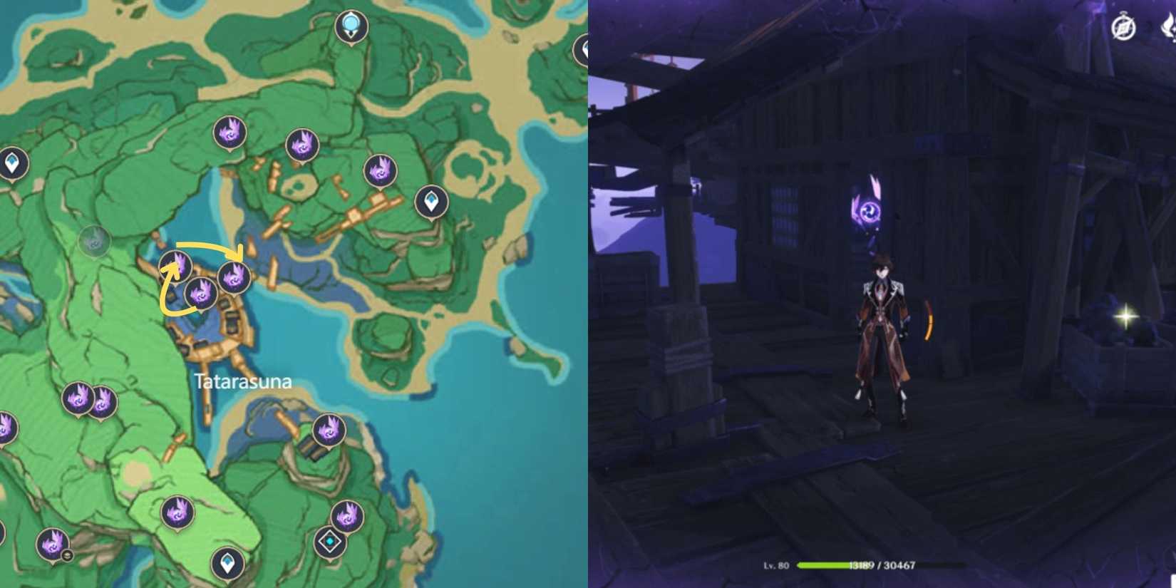 Genshin Impact- Kannazuka Electroculus Location 17