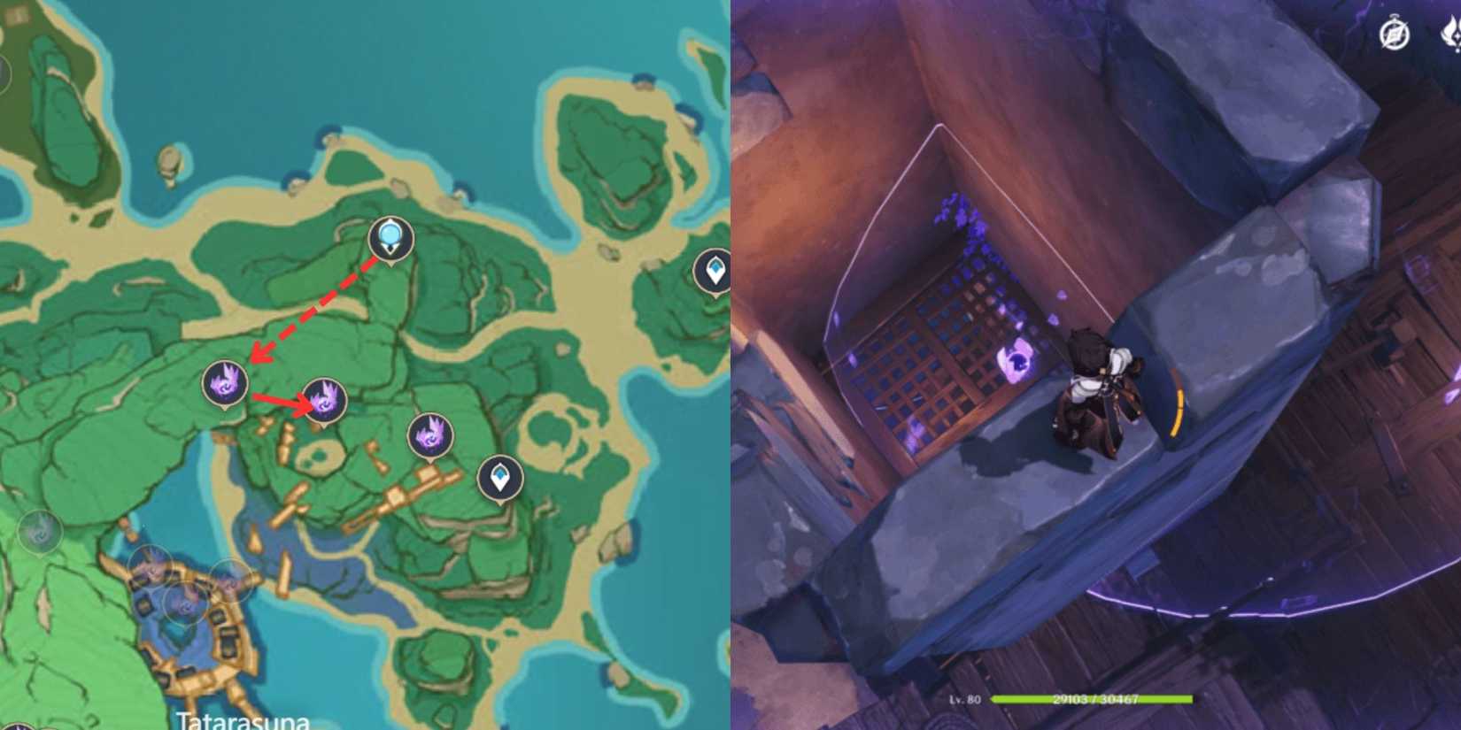 Genshin Impact- Kannazuka Electroculus Location 19