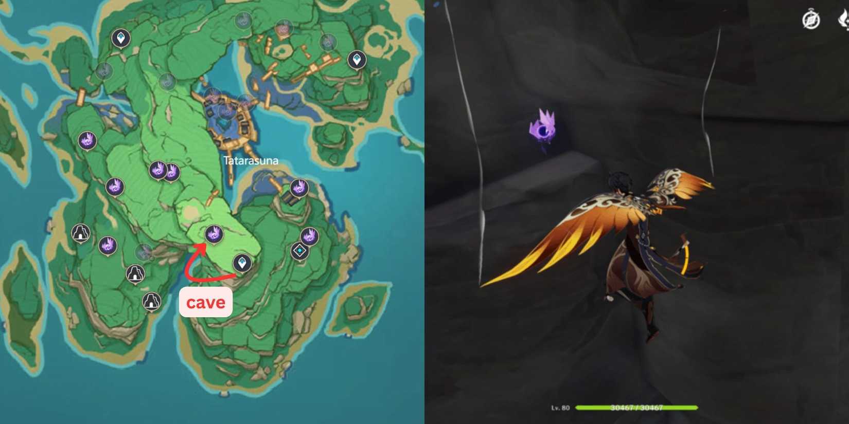 Genshin Impact- Kannazuka Electroculus Location 23