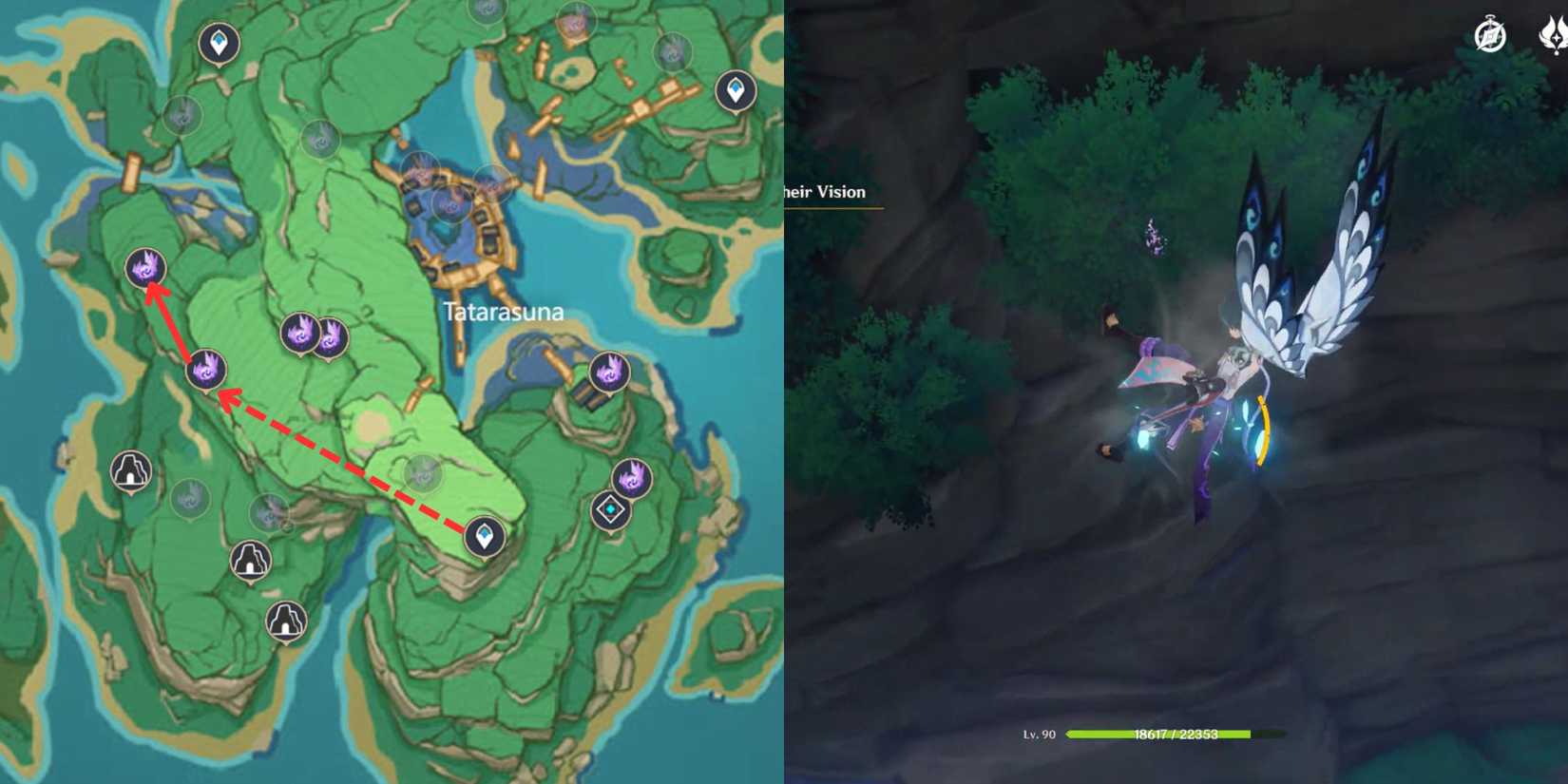 Genshin Impact- Kannazuka Electroculus Location 25