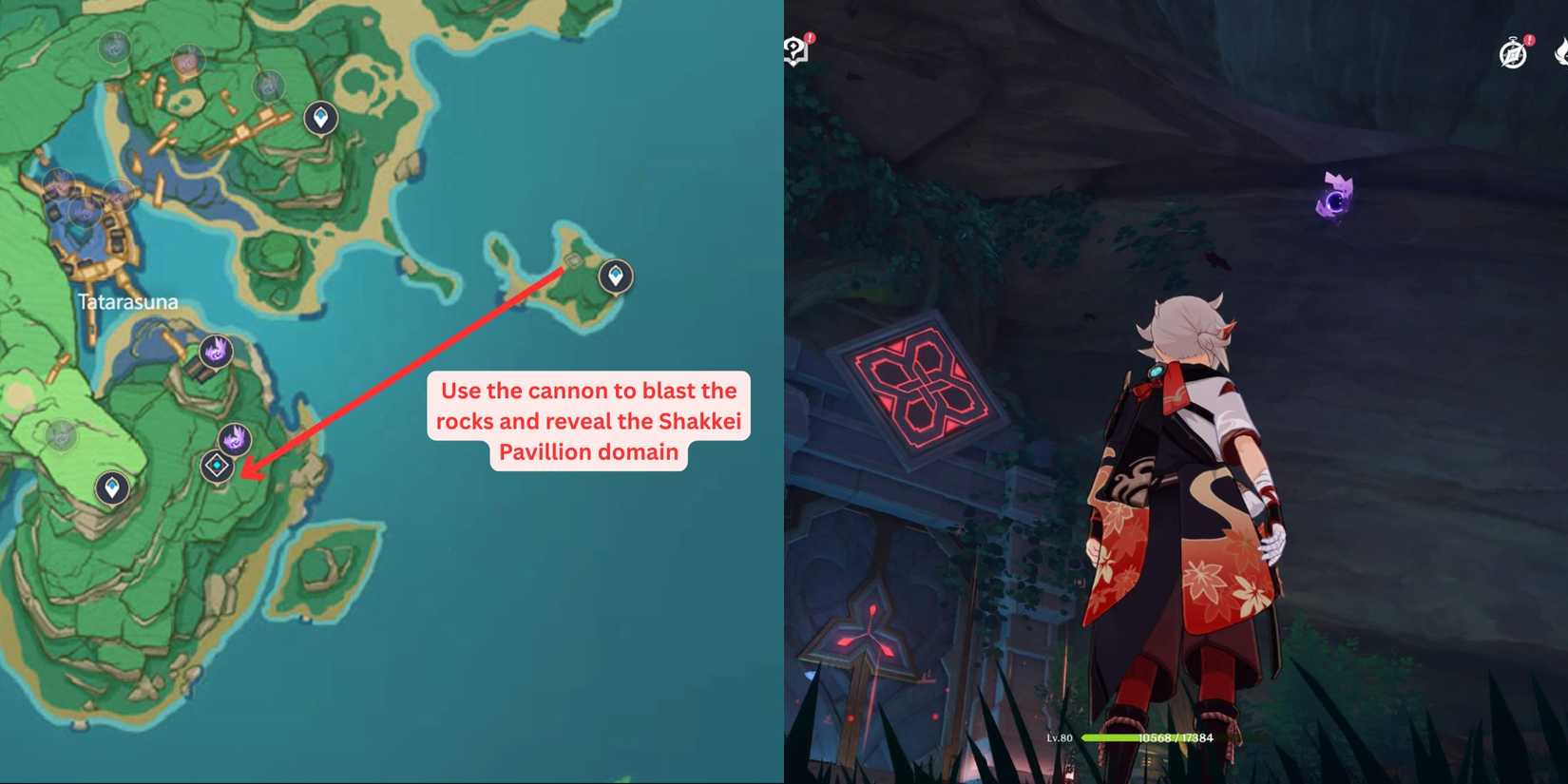 Genshin Impact- Kannazuka Electroculus Location 29