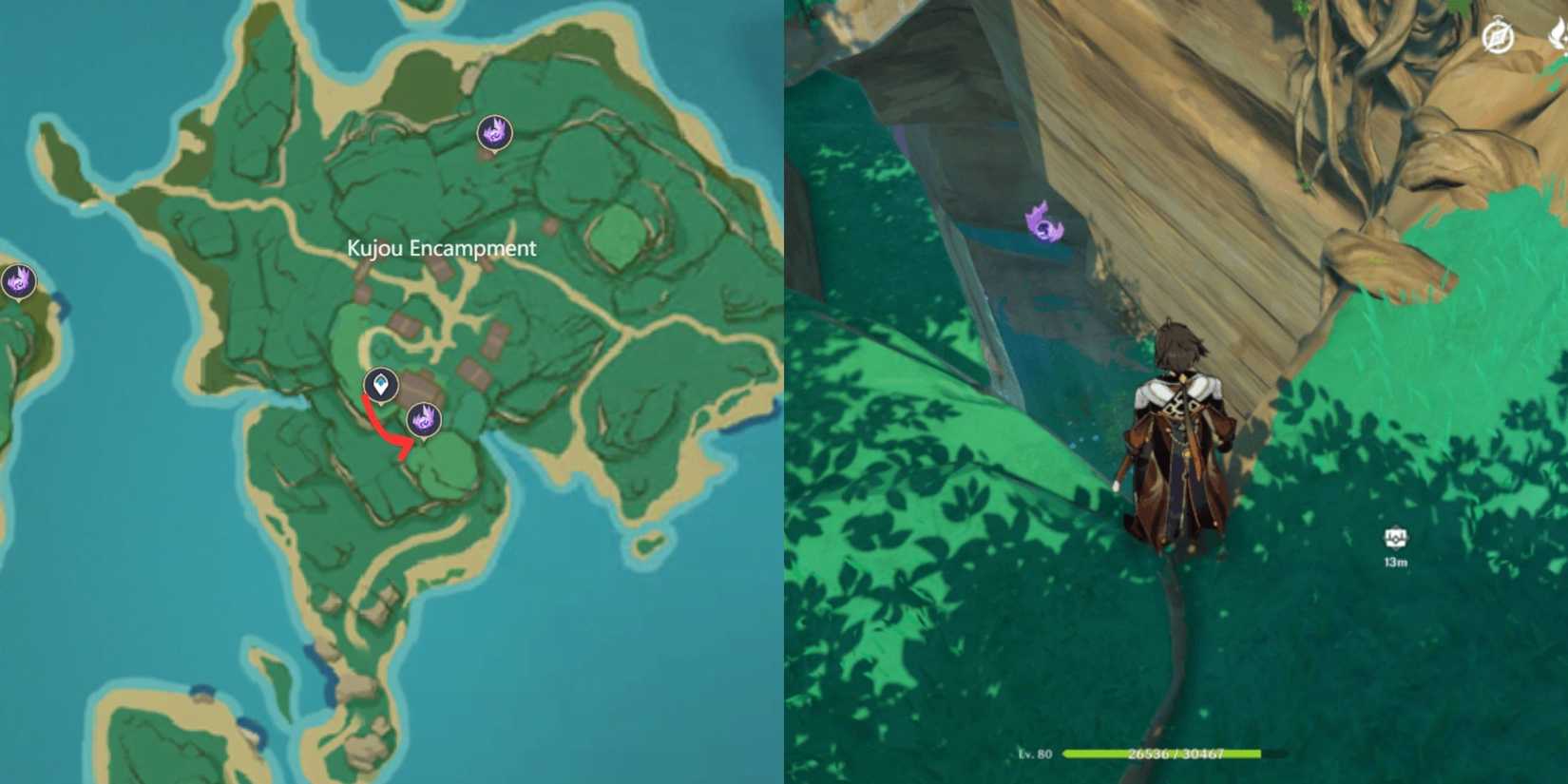 Genshin Impact- Kannazuka Electroculus Location 5