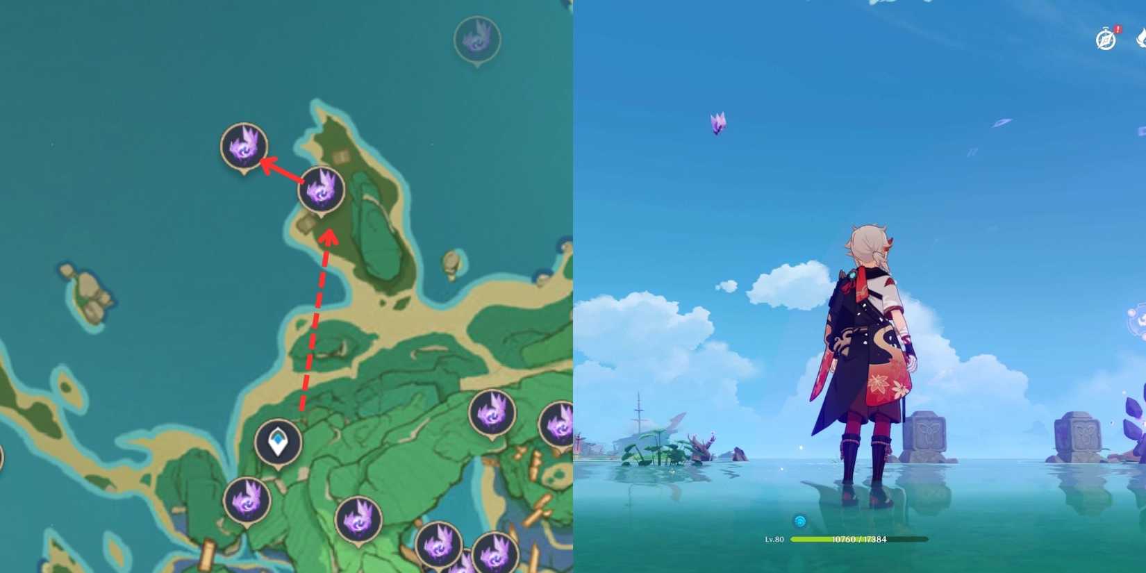 Genshin Impact- Kannazuka Electroculus Location 9