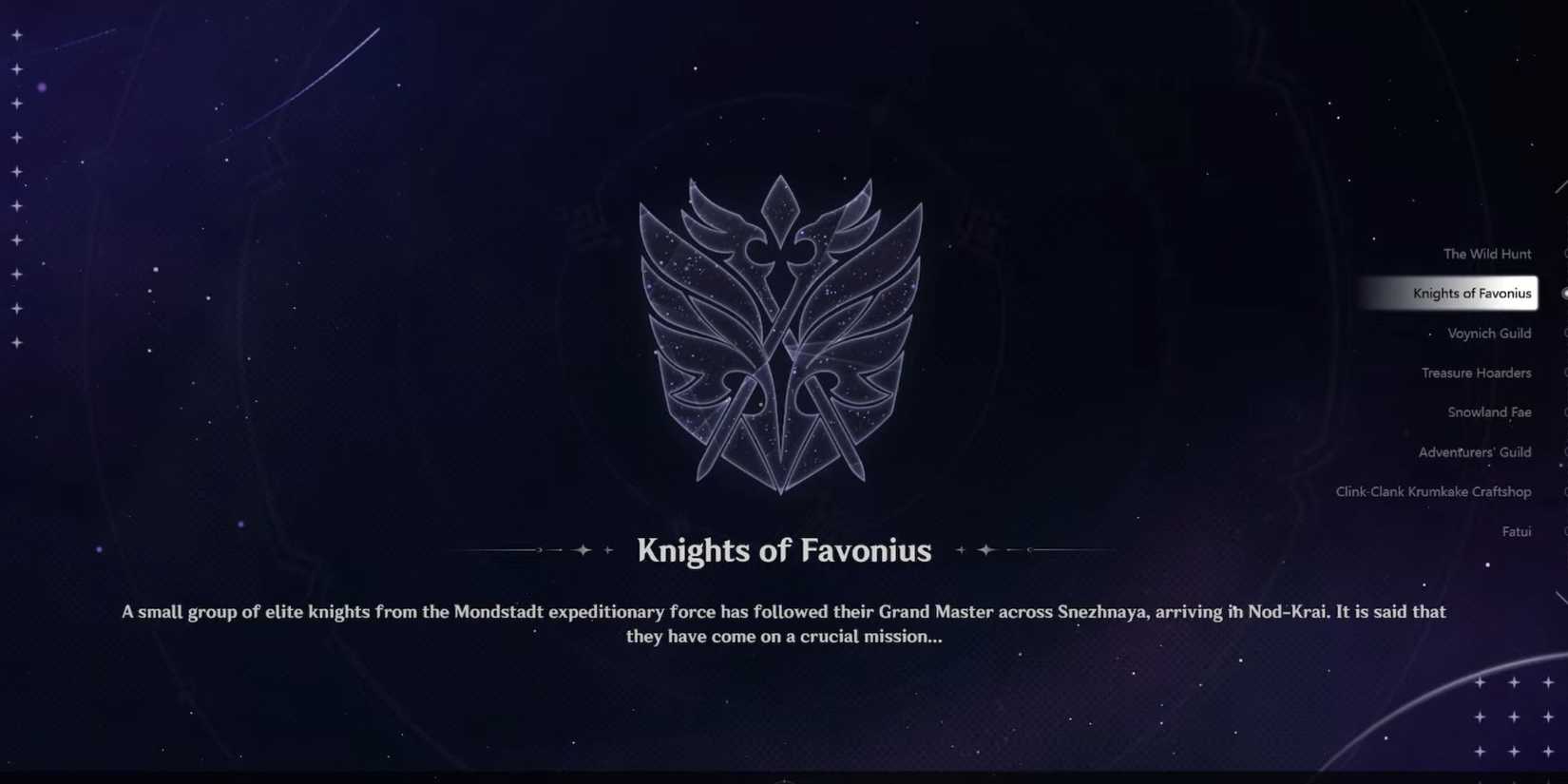 Genshin Impact- Knights of Favonius