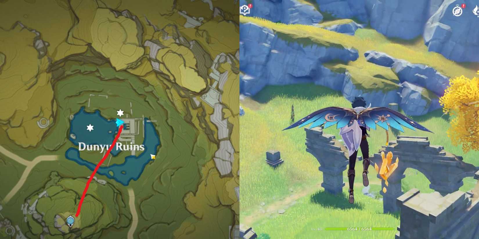 Genshin Impact-Lisha Geoculus Location 1