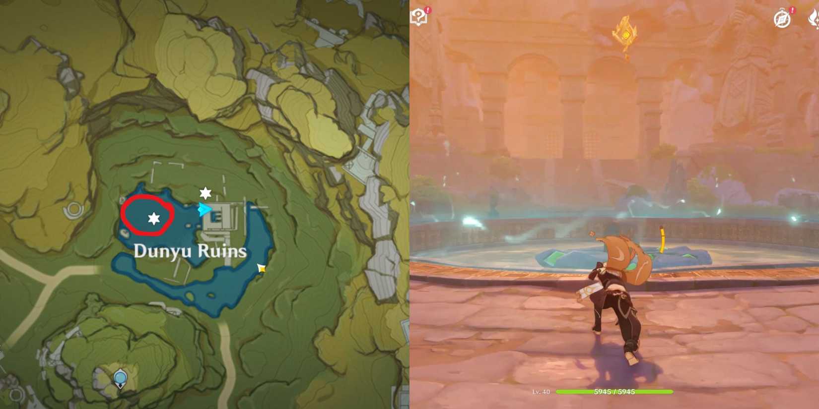 Genshin Impact-Lisha Geoculus Location 2