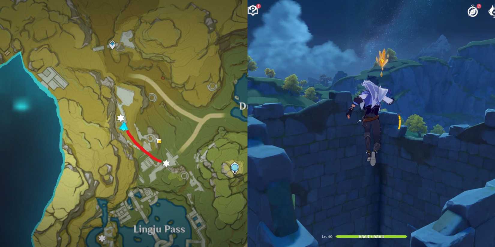 Genshin Impact-Lisha Geoculus Location 4