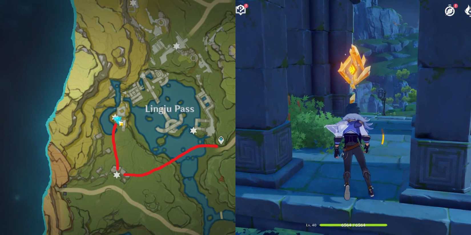 Genshin Impact-Lisha Geoculus Location 8