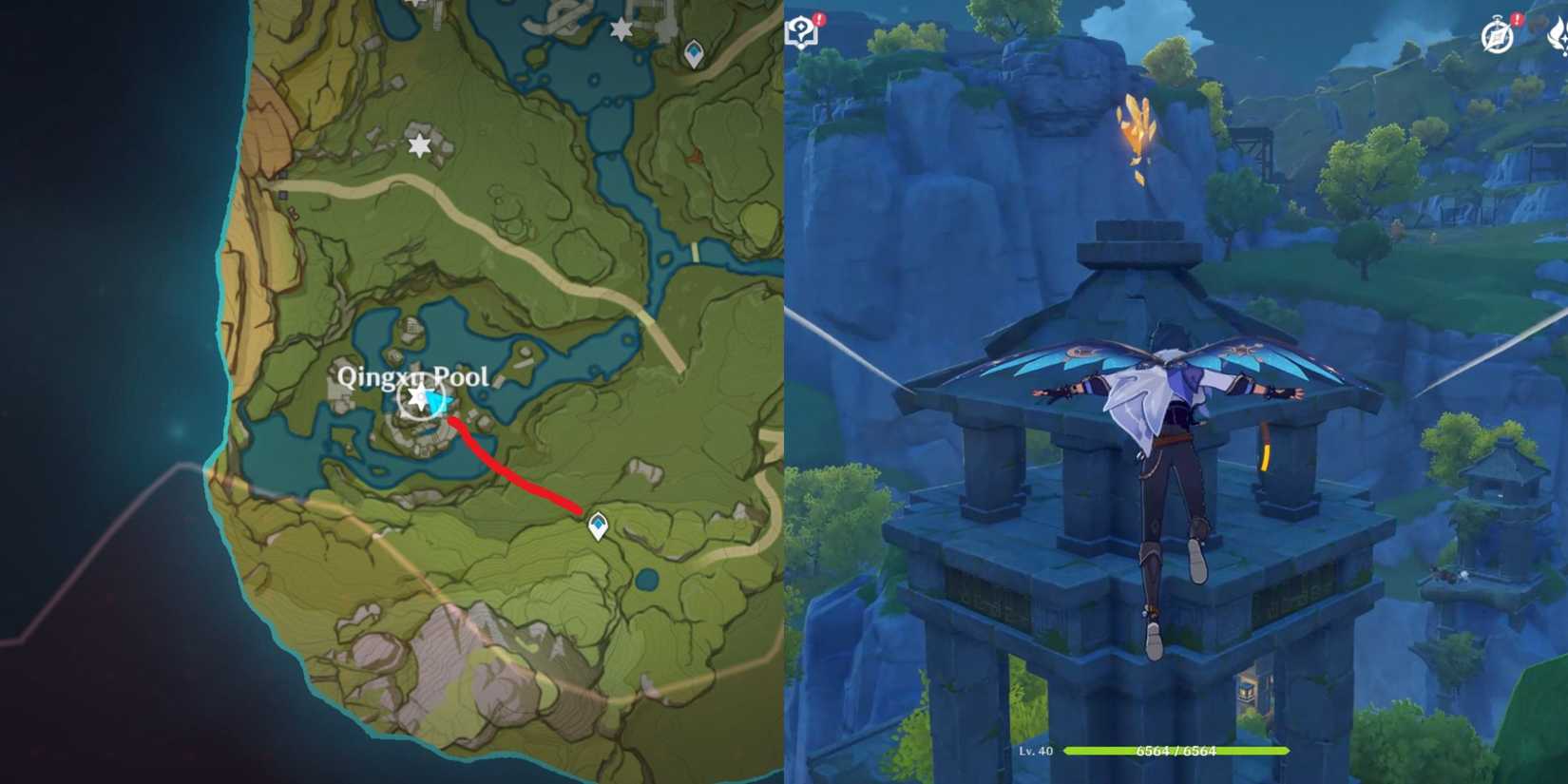 Genshin Impact-Lisha Geoculus Location 9