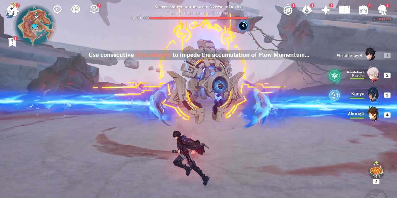 Genshin Impact-Overseer Device Sweeper Move