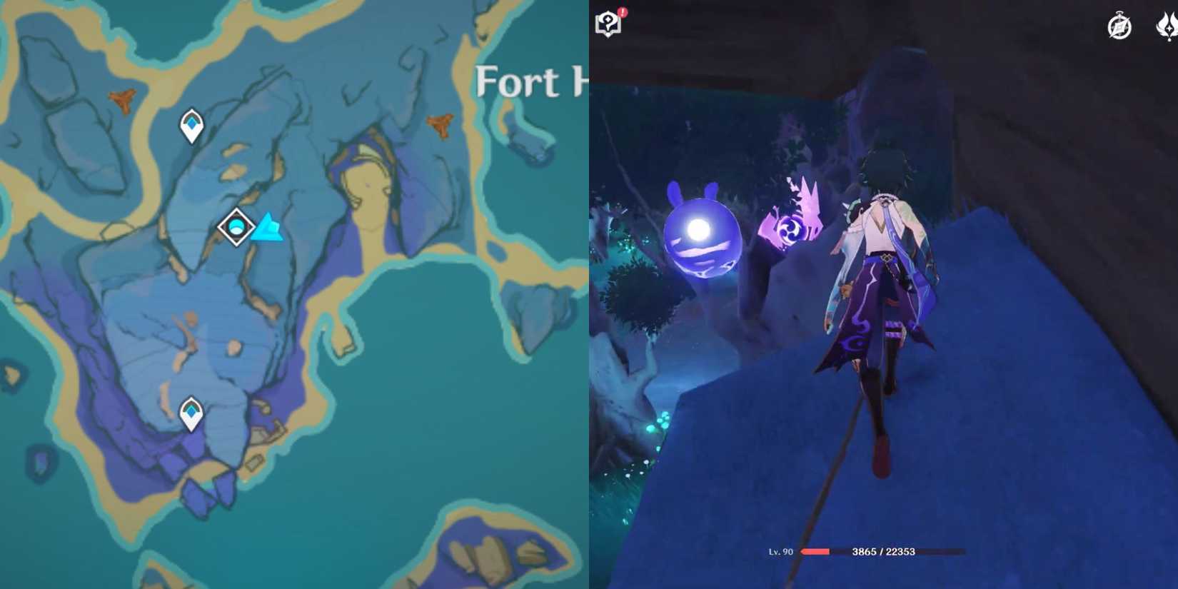 Genshin Impact - Seirai Electroculus Location 13