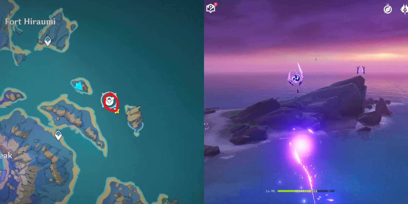 Genshin Impact - Seirai Electroculus Location 16