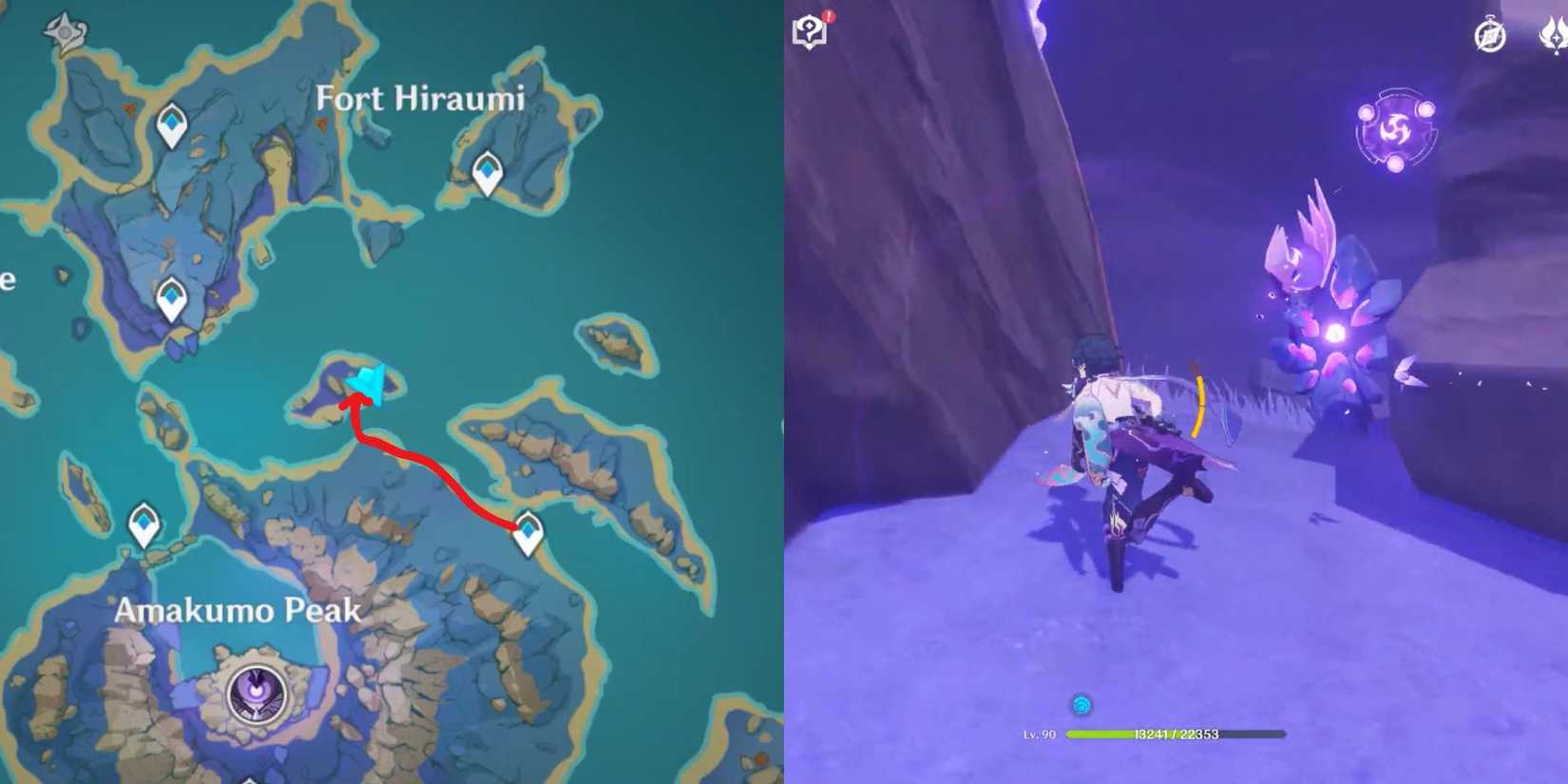 Genshin Impact - Seirai Electroculus Location 18