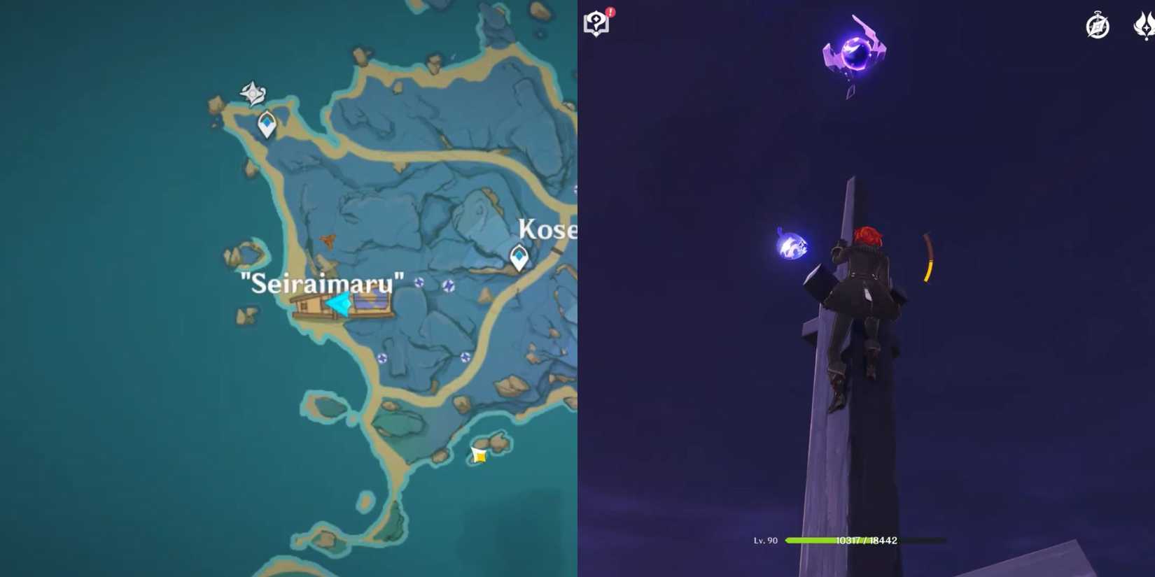 Genshin Impact - Seirai Electroculus Location 2