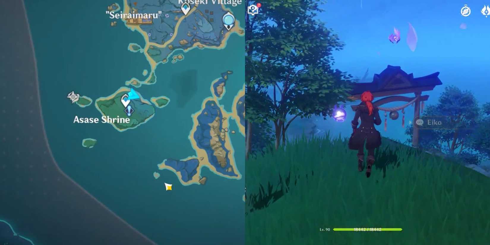 Genshin Impact - Seirai Electroculus Location 29