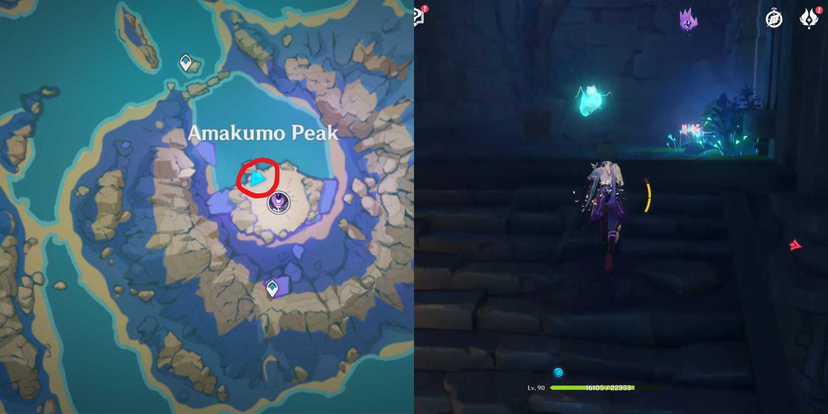 Genshin Impact - Seirai Electroculus Location 35