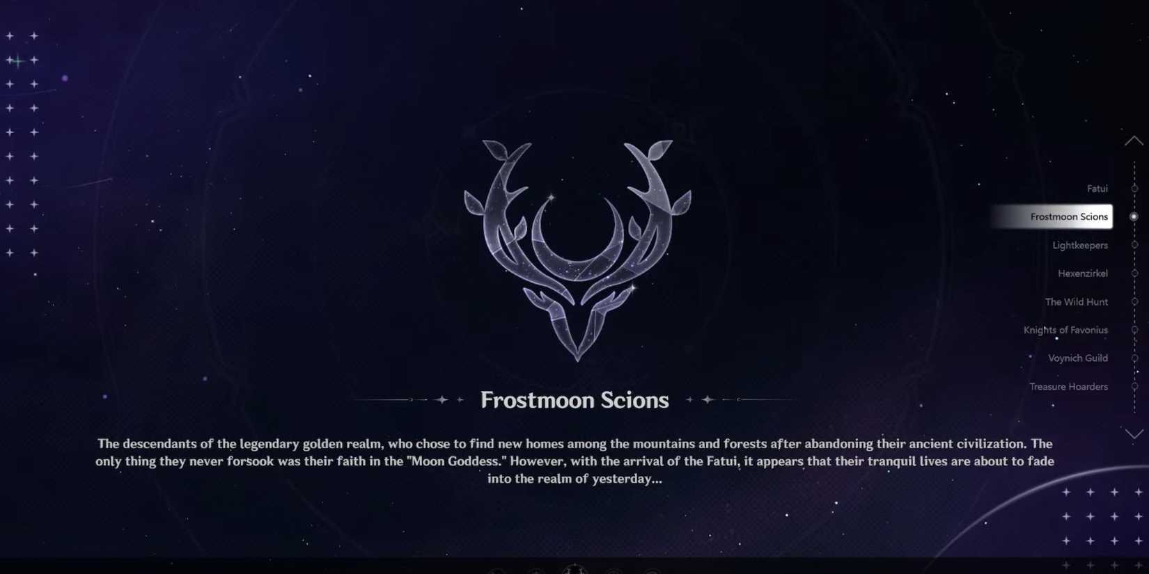 Genshin Impact- The Frostmoon Scions