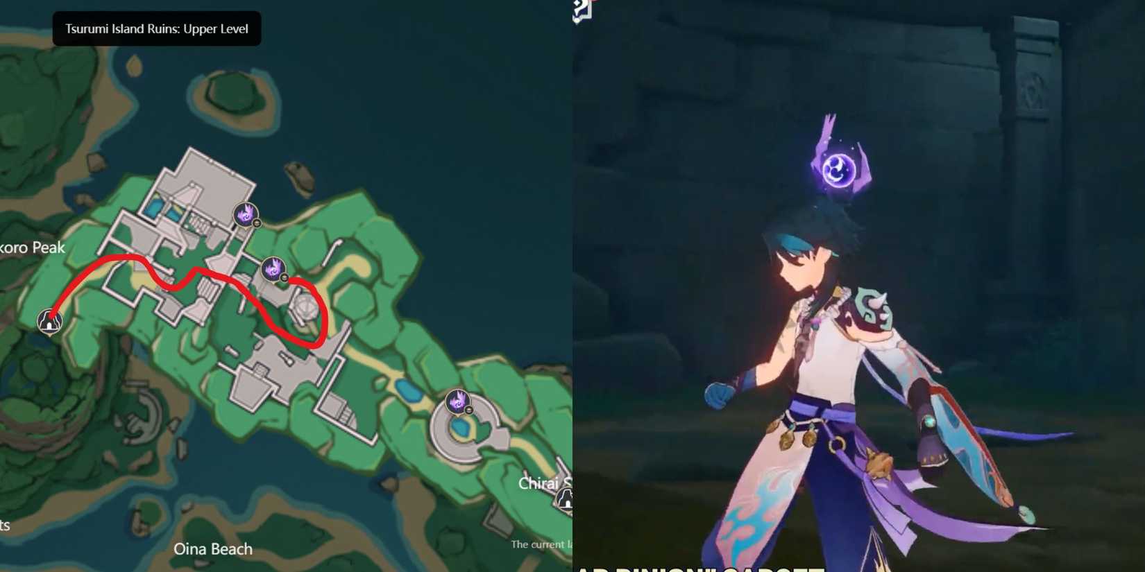Genshin Impact- Tsurumi Island Electroculus Location 24