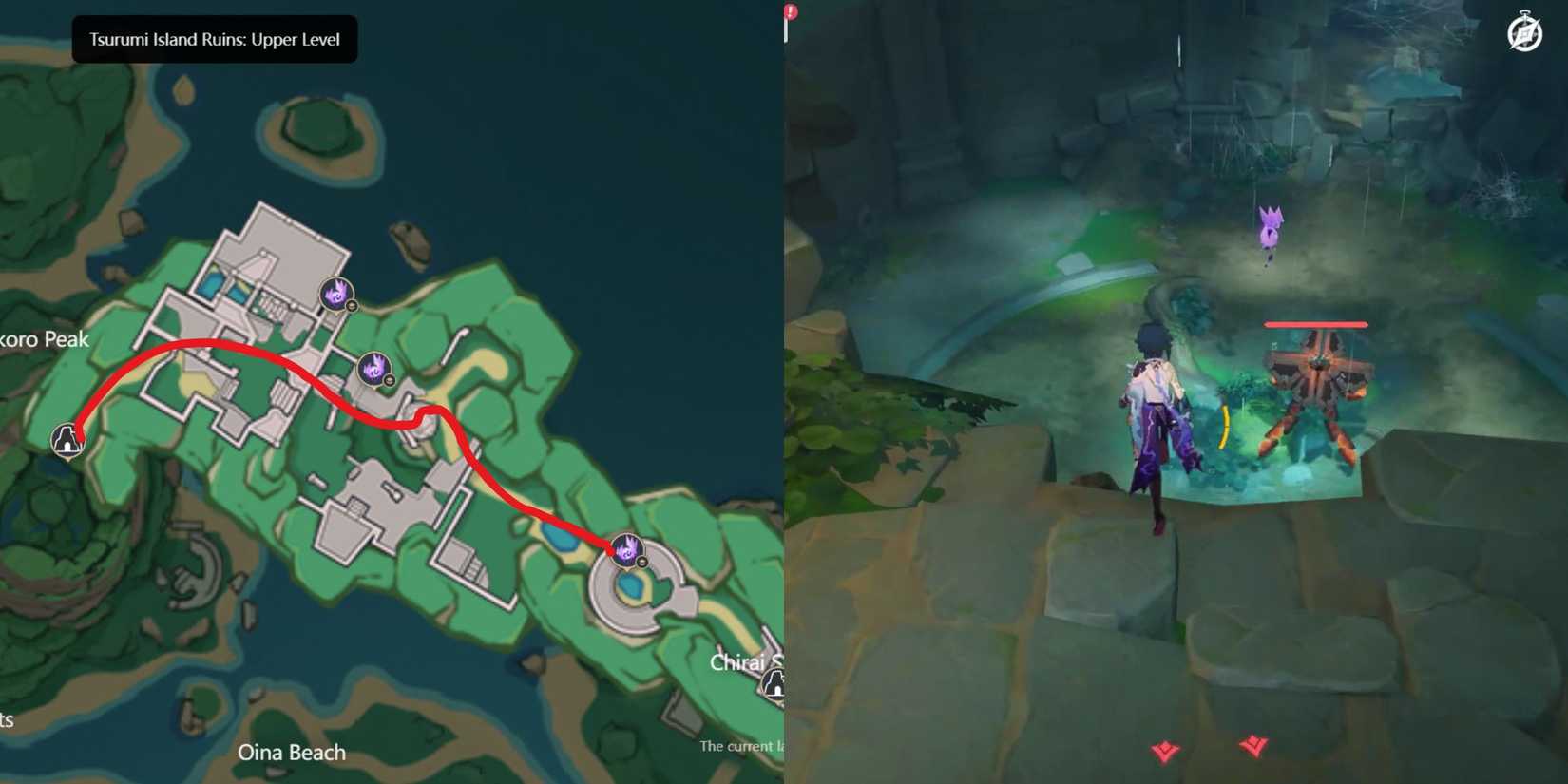 Genshin Impact- Tsurumi Island Electroculus Location 25