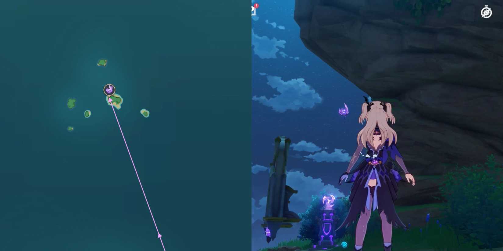 Genshin Impact- Tsurumi Island Electroculus Location 30