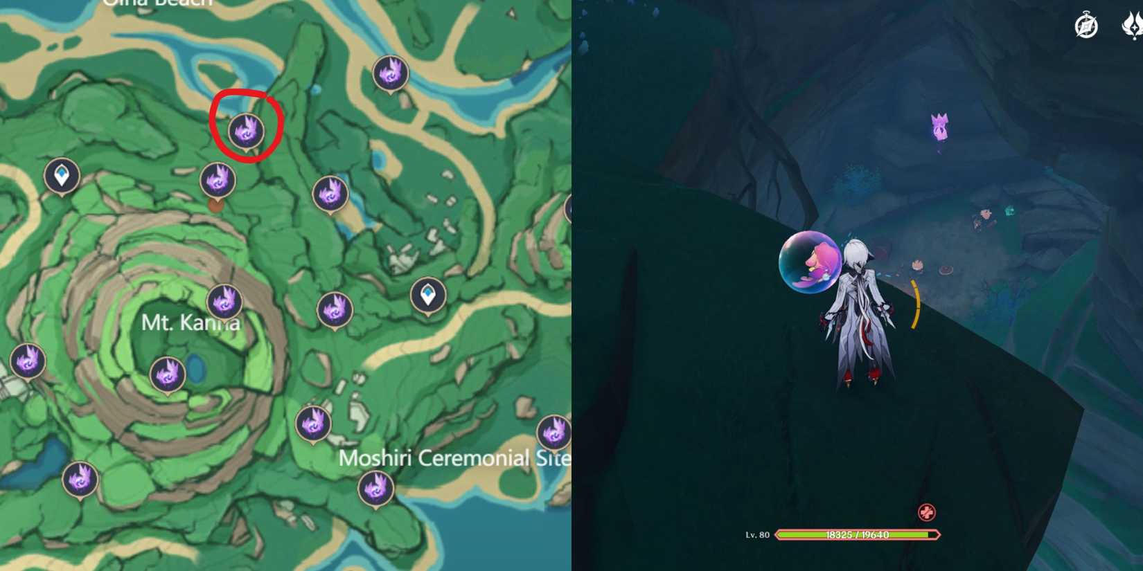 Genshin Impact- Tsurumi Island Electroculus Location 9