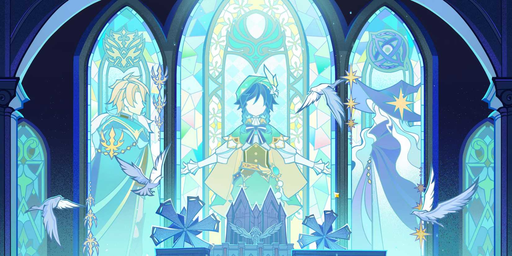 Genshin Impact-Varka, Alice, Venti