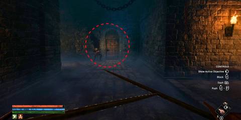 Getting Into the First Jail Cell in Asylum Tainted Grail