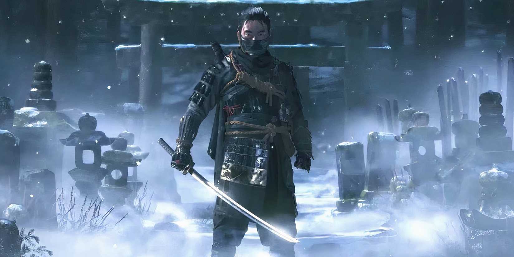 Ghost of Tsushima snow