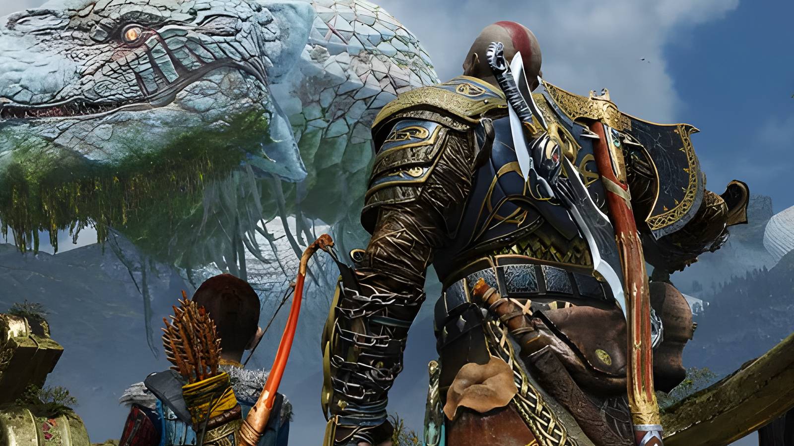 God of War 2018 Jormungur World Snake