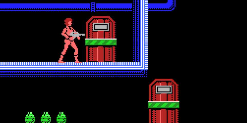 Going through a door in Aliens Alien 2