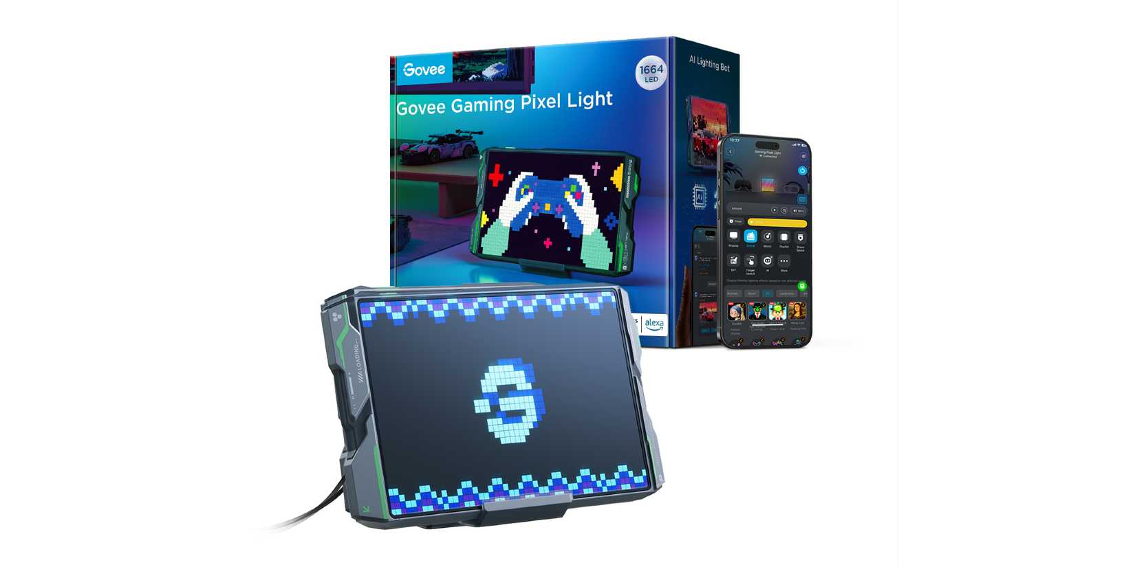 Govee Gaming Pixel Light Promo Image