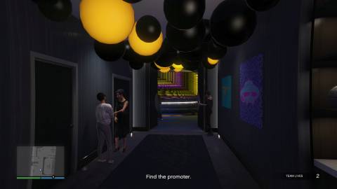 entering party with dr dre's stolen music gta online