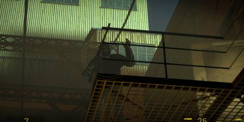 half-life 2 father grigori on a gantry
