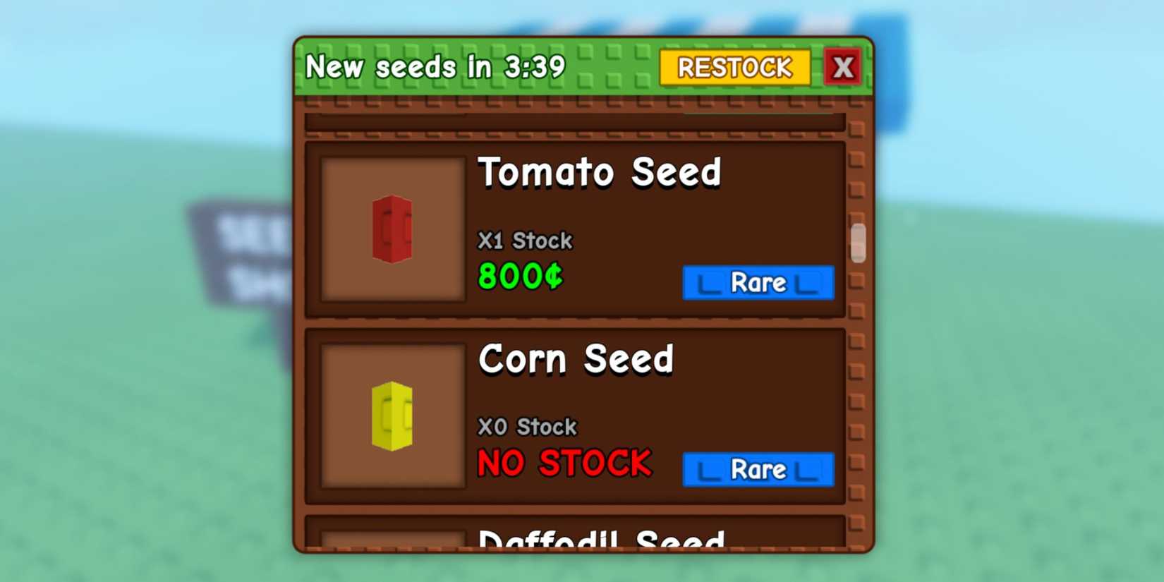 Grow A Garden seeds shop