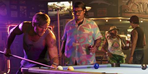 Cal Hampton playing pool on GTA 6