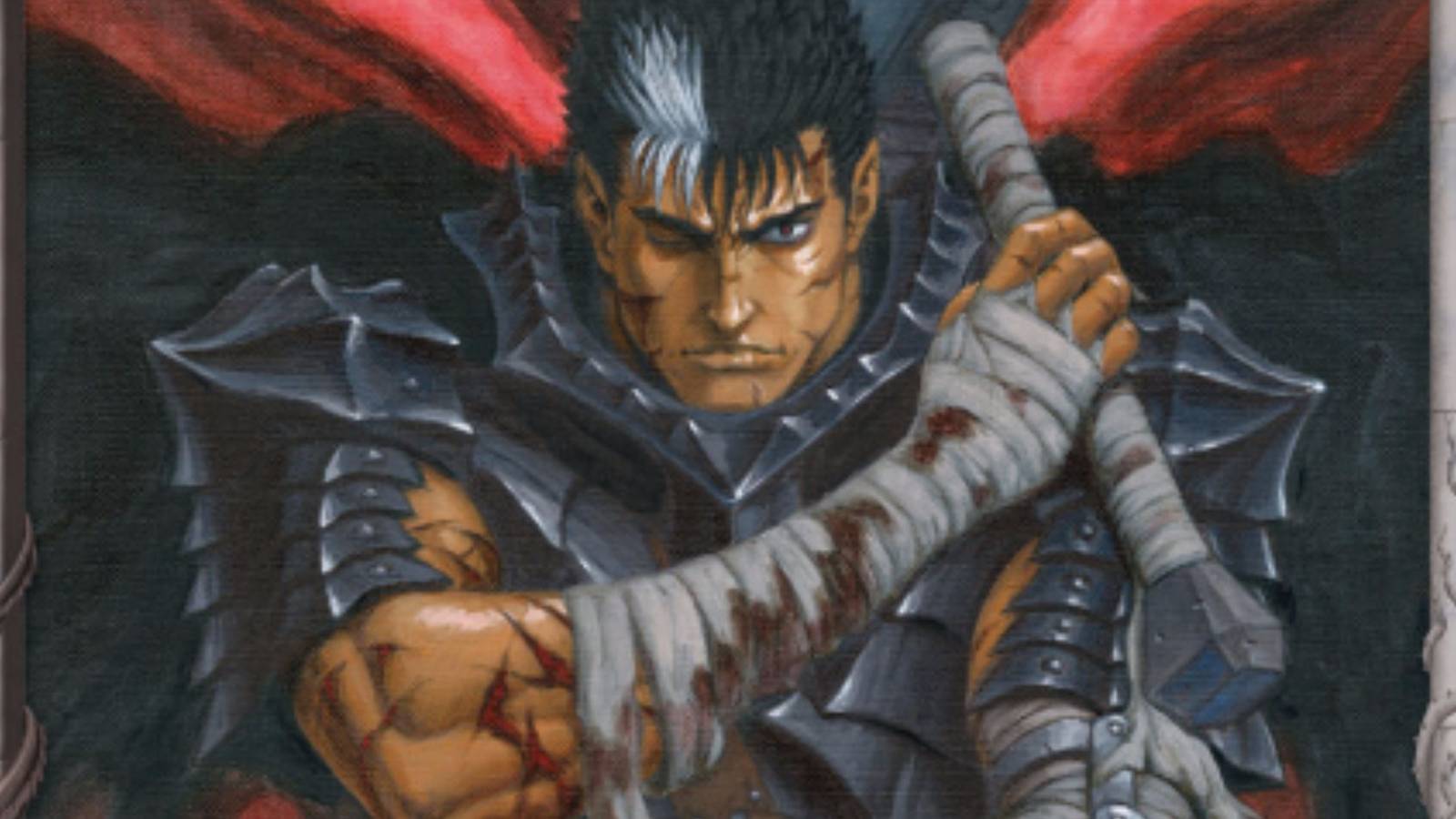 Guts in the cover of Volume 27 of the manga - Berserk