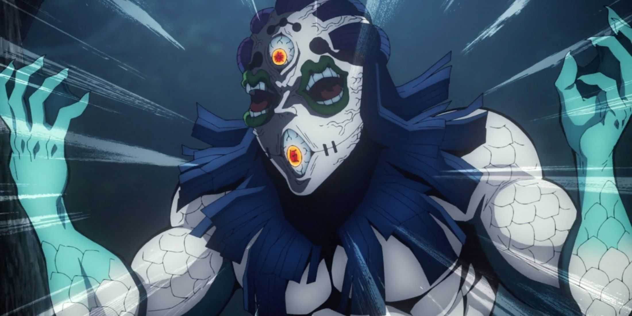 Gyokko's final form look angry.