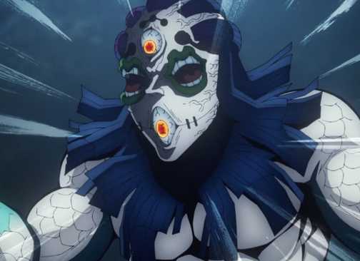 Gyokko's final form look angry.