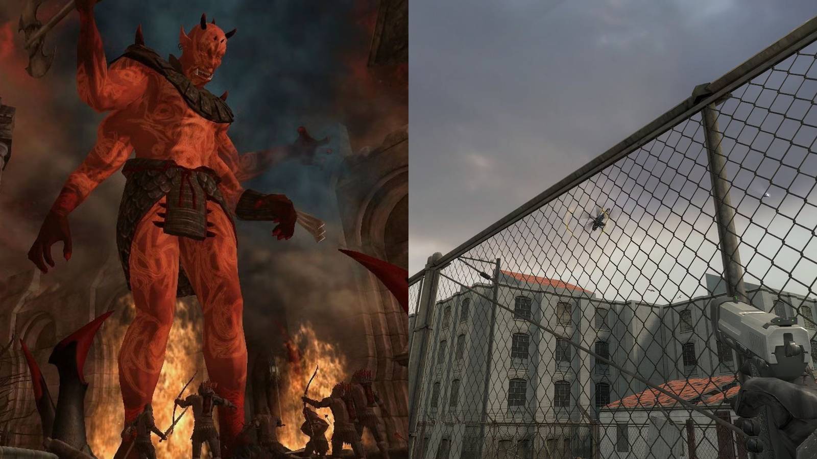 Half-Life 2 and The Elder Scrolls 4 Oblivion