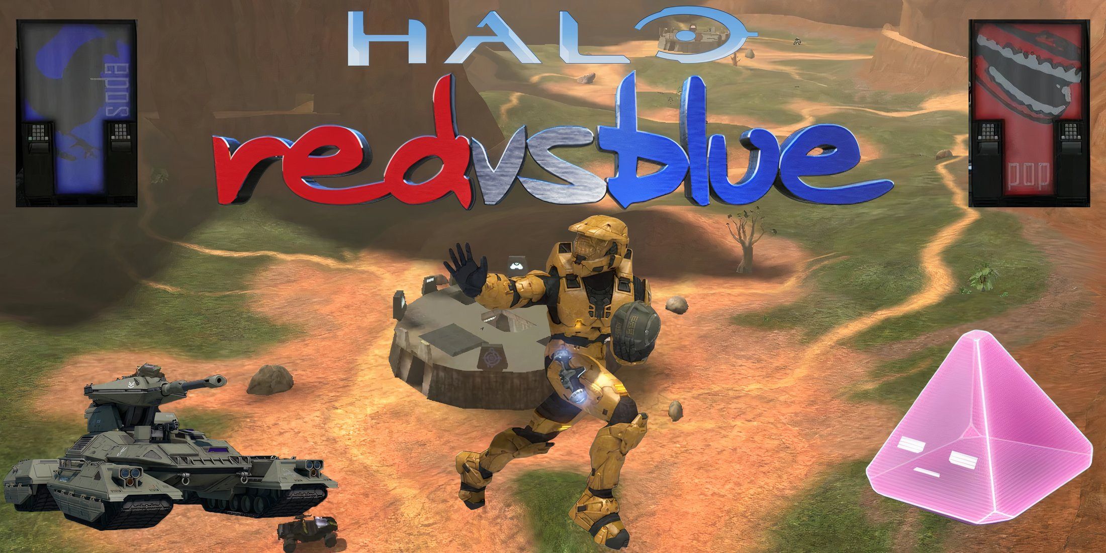 Halo Eine komplette Geschichte von rot gegen blaue Ostereier