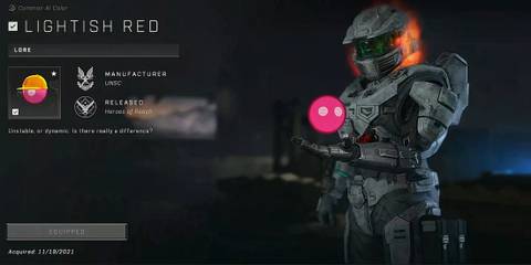 Halo Infinite Lightish Red RVB Easter Egg