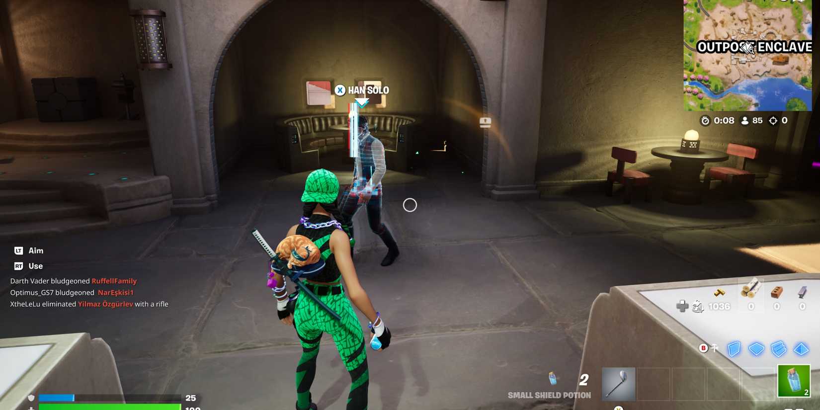 han solo location fortnite