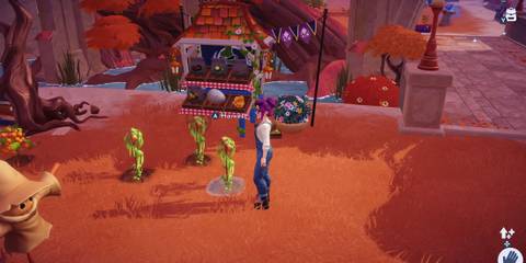 Harvesting Green Beans in Disney Dreamlight Valley