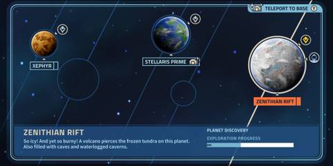 Head to Planet Zenithian Rift Revenge of Savage Planet